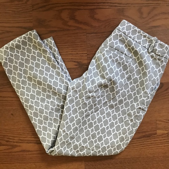Merona Pants - Merona printed gray dress pants